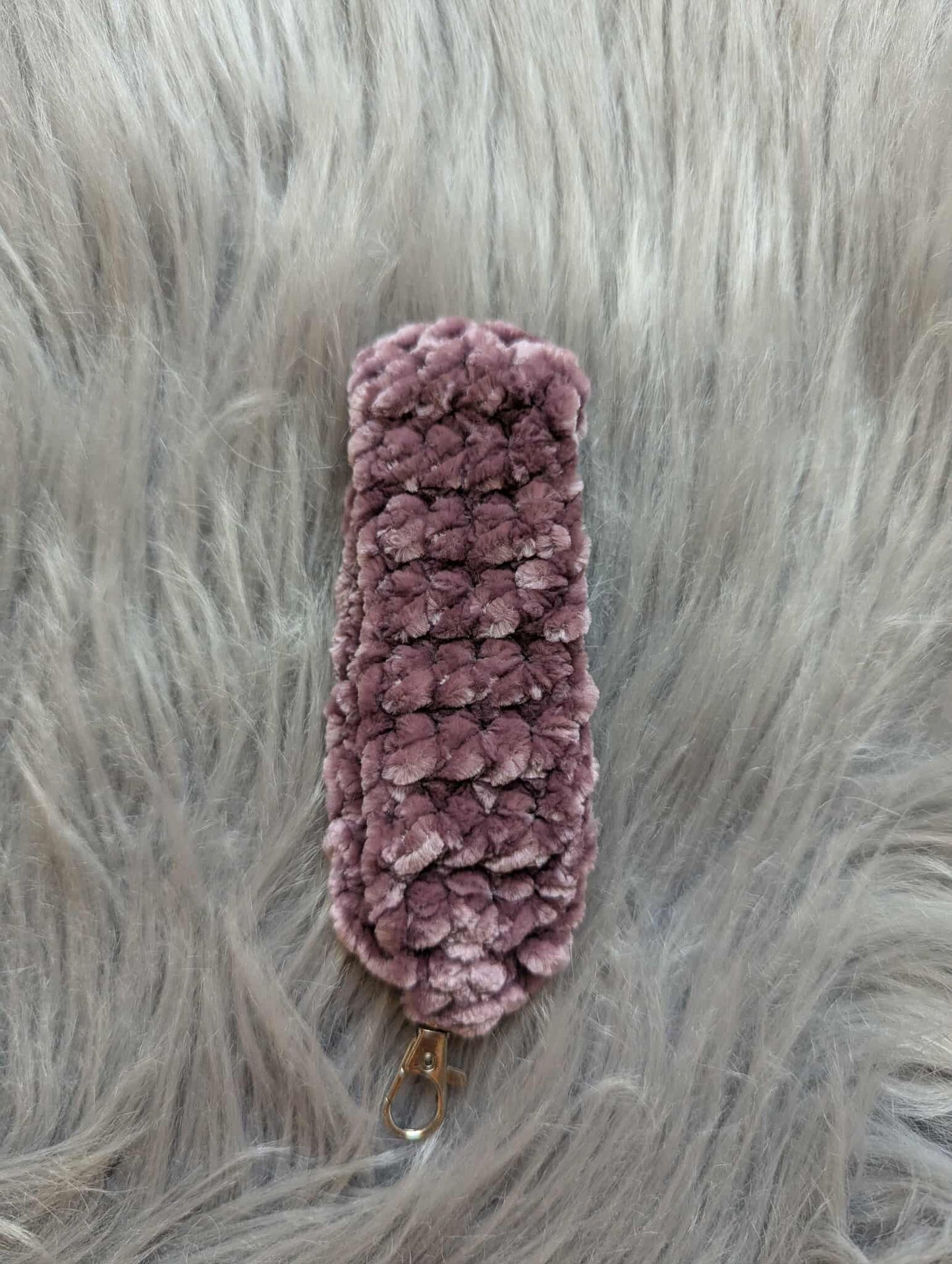 Wristband - Schlüsselband - Velvet - gehäkelt