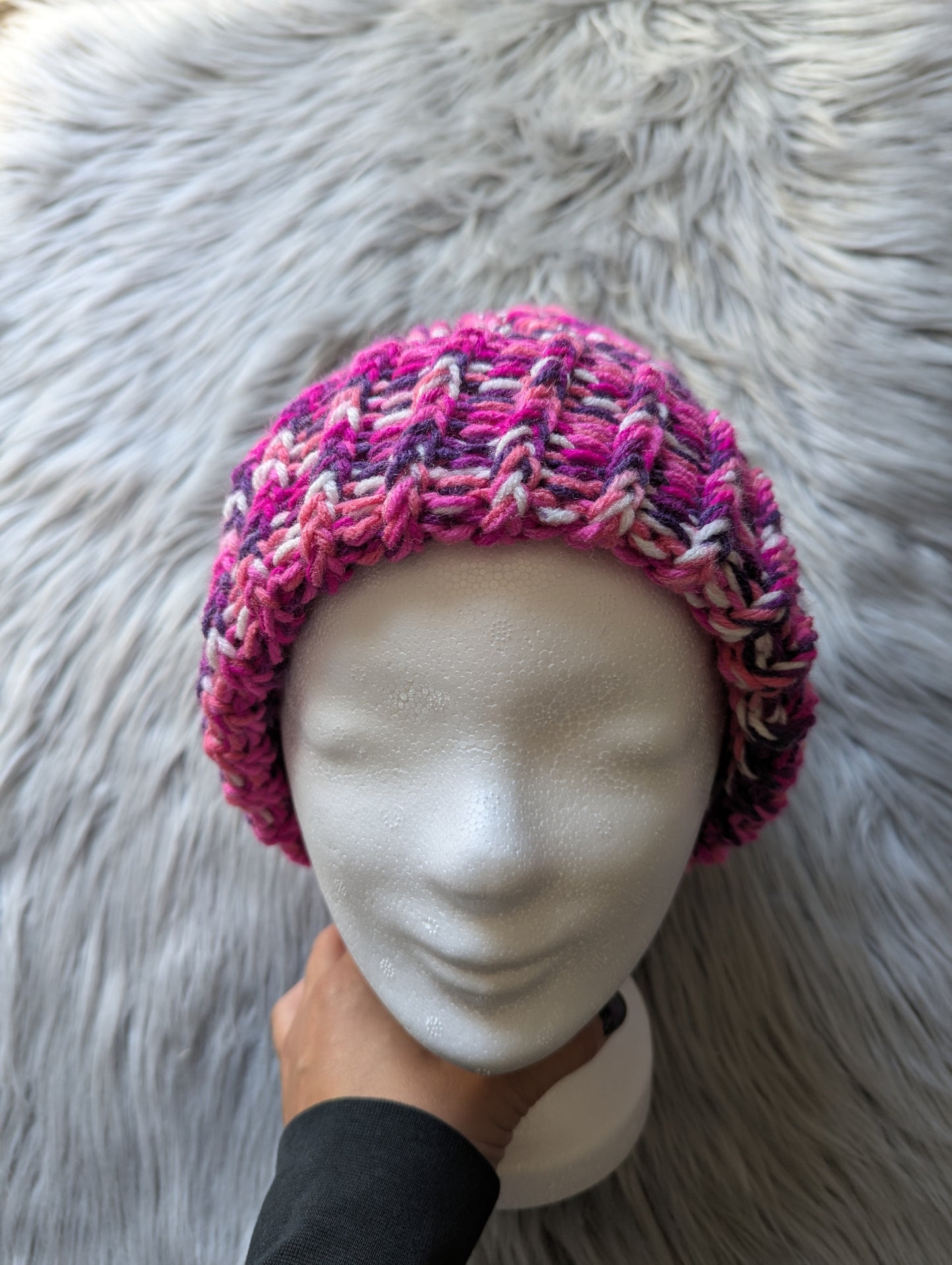 Gestrickte Mütze - Acrylic Garn - Wintermütze - Damen