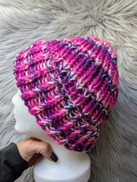 Gestrickte Mütze - Acrylic Garn - Wintermütze - Damen